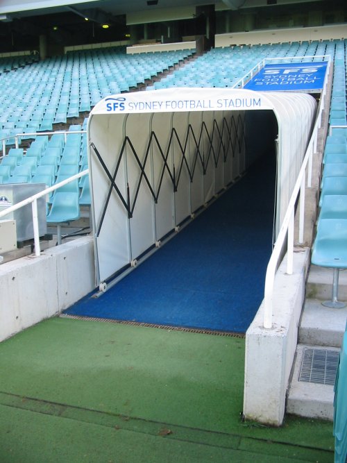 sydney football stadium players tunnel